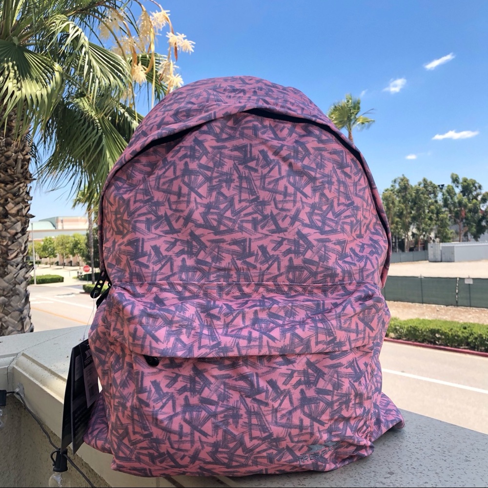 Trespass Pink Print Backpack Full Size Bag NEW